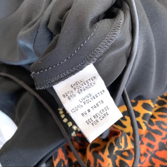 Cache Babydoll Beaded Black Summer Dress - Picture 14 of 14